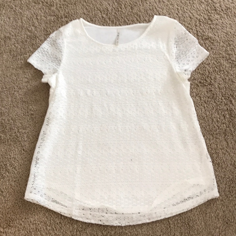 White Lace Shirt